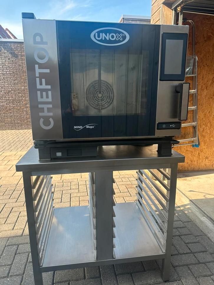 UNOX CHEFTOP combisteamer + RVS onderstel – topstaat!, Zakelijke goederen, Horeca | Keukenapparatuur, Ophalen