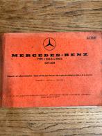 Mercedes typeL206D-L306D onderdelen boek, Ophalen of Verzenden