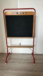 Vintage dubbelzijdig krijtbord, Ophalen, Gebruikt, Krijtbord