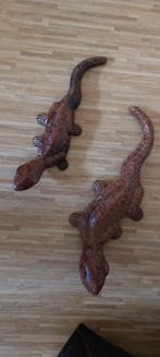 2 salamander beeldjes, Ophalen