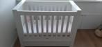 Kidsmill Ledikant / babybed "Bretagne" 60 x 120 cm wit, Ledikant, Gebruikt, Ophalen