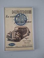 ingelijste auto-advertentie Ford jaren 30 vintage reclame, Ophalen of Verzenden, Gebruikt, Auto's