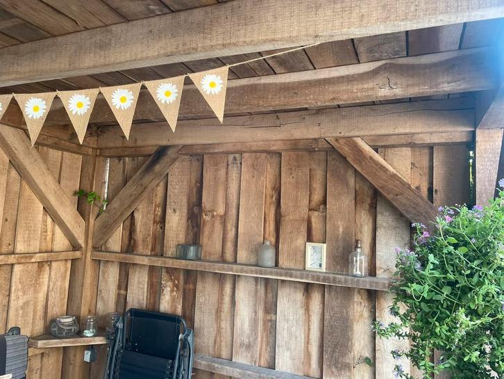 Mooie massief eiken overkapping, Tuin en Terras, Overkappingen, Tuinpaviljoen, Ophalen of Verzenden