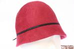 Vintage Dames cloche dophoed VEB oudroze haarvilt 54 = XS, Kleding | Dames, Hoeden en Petten, 55 cm (S, 6⅞ inch) of minder, Hoed