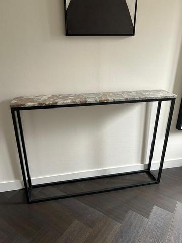 Sidetable Marmer - Staal te koop!  beschikbaar voor biedingen