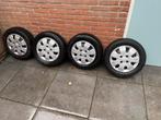 Velgen met banden Hyundai i10 2008, Auto-onderdelen, Banden en Velgen, Ophalen of Verzenden, 14 inch, Zomerbanden, Band(en)