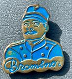 Drie Bromsnor Speldjes Vintage Blauw Zwart Rood, Verzamelen, Ophalen of Verzenden, Gebruikt, Overige onderwerpen, Speldje of Pin