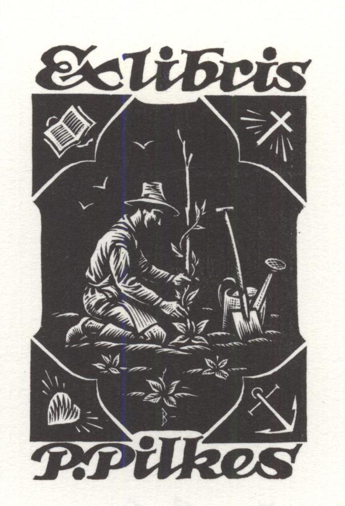 0191 Ex Libris Nederland : Nico Bulder, z.j., Antiek en Kunst, Kunst | Etsen en Gravures, Verzenden
