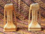 Mooi stel Art Nouveau vaasjes uit Engeland met zwanen., Antiek en Kunst, Antiek | Vazen, Ophalen of Verzenden