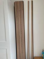 Maestro - Akupanel Eiken Naturel 251x 120cm Lattenwand, Doe-het-zelf en Verbouw, Ophalen, Gebruikt, Hout, Minder dan 20 mm