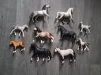 10 schleich paarden, Ophalen of Verzenden, Gebruikt, Paard, Beeldje of Figuurtje