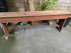 Antieke stoere houten kerkbank 180 cm, Ophalen