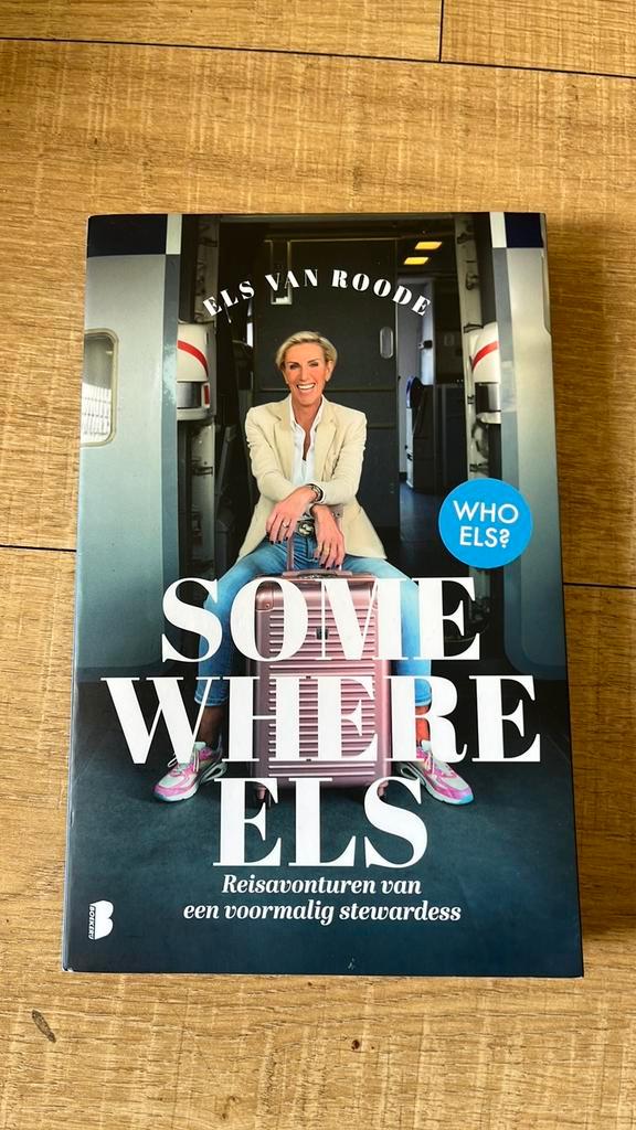 boek some where els b en b vol liefde els de roode klm stuwa, Boeken, Biografieën, Zo goed als nieuw, Overige, Ophalen of Verzenden
