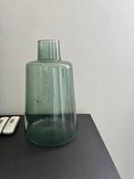 Groene Glazen Vaas, Ophalen, Minder dan 50 cm, Groen, Glas