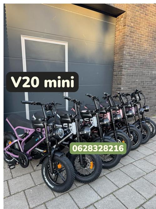 Fatbike V20 Mini Elektrische fatbike ACTIE €550 rijklaar, Fietsen en Brommers, Elektrische fietsen, Nieuw, Overige merken, 59 cm of meer