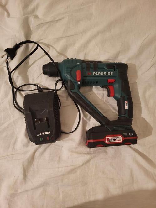Parkside Hammerdril met batterij plus oplader, Doe-het-zelf en Verbouw, Gereedschap | Boormachines, Nieuw, Overige typen, 600 watt of meer