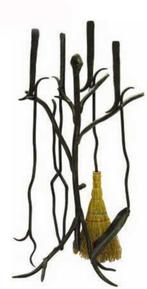 Haardstel, haardsets van smeedijzer, Ophalen of Verzenden