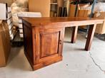 Teak Houte Bureau, Huis en Inrichting, Bureaus, Ophalen, Zo goed als nieuw, Bureau