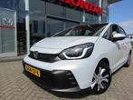 Honda Jazz 1.5 i-MMD 122pk Hybrid CVT Elegance, 4 cilinders, Leder en Stof, Wit, Bedrijf