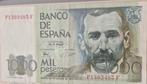 1000 Pesetas Spanje 1979, Ophalen of Verzenden, Overige landen, Los biljet