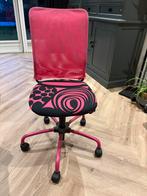 Bureaustoel, Huis en Inrichting, Bureaustoelen, Ophalen, Gebruikt, Roze, Bureaustoel