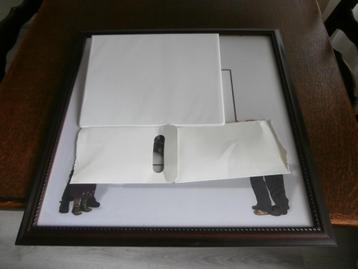 Lijst bruin hout  lijst foto schievink papendrecht 50 x 50 beschikbaar voor biedingen