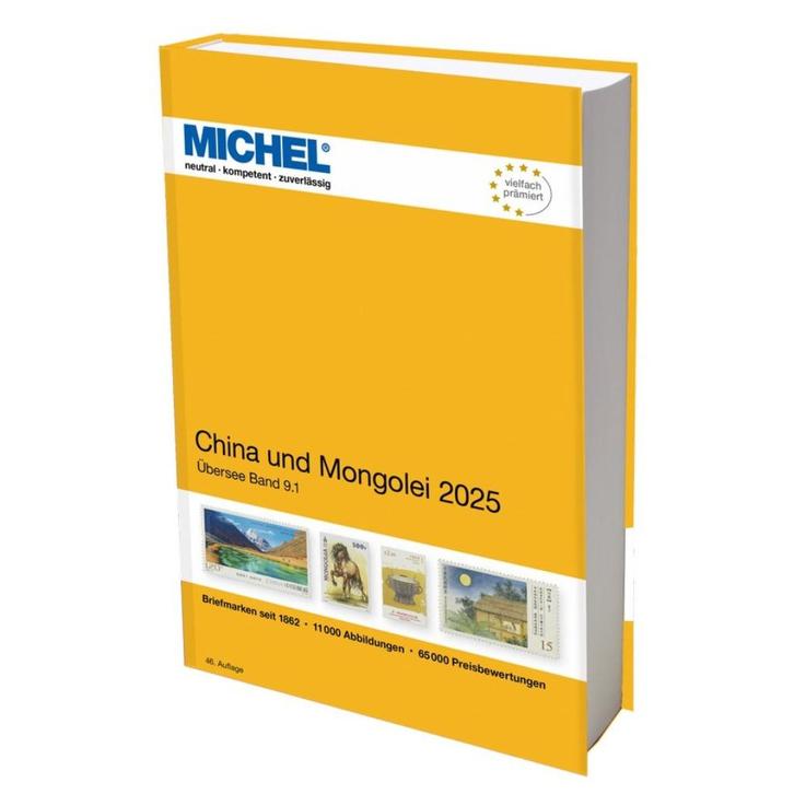 Michel Catalog China und Mongolei 2025 (Ü 9.1), Postzegels en Munten, Postzegels | Toebehoren, Catalogus, Verzenden