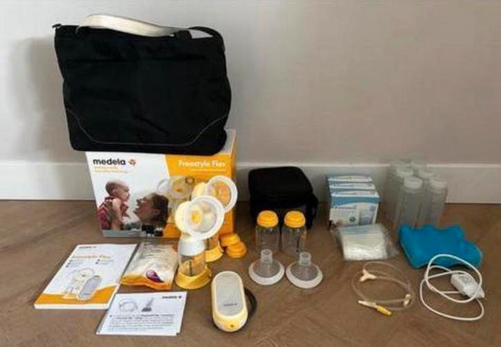 Medela freestyle borstkolf compleet, Kinderen en Baby's, Babyvoeding en Toebehoren, Zo goed als nieuw, Borstkolf, Ophalen