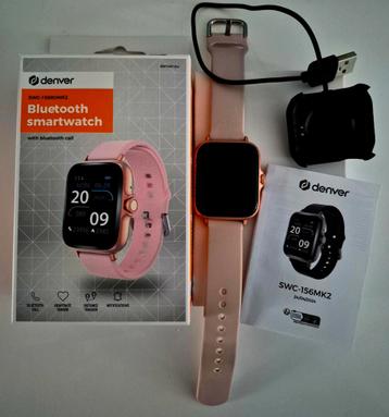 Leuke roze bluetooth smartwatch van Denver beschikbaar voor biedingen