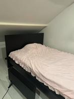 Ikea bedframe - zwart, Huis en Inrichting, Gebruikt, Zwart, Tweepersoons, 200 cm