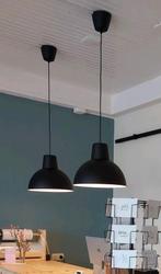 Plafondlamp hanglamp zwart Ikea 2 stuks, Ophalen, Zo goed als nieuw, Minder dan 50 cm