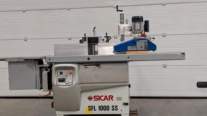 Freesbank Sicar met aanvoerapparaat, Doe-het-zelf en Verbouw, Gereedschap | Freesmachines, Zo goed als nieuw, Elektrisch, Overige soorten