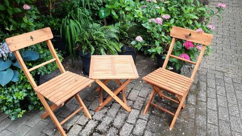 Leuke BISTROSET. Heeft binnengegaan in overdekt balkon., Tuin en Terras, Tuinsets en Loungesets, Gebruikt, 2 zitplaatsen, Ophalen