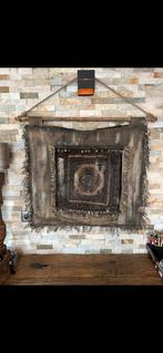 Groot sober stoer wandkleed 80 x 75 cm, Ophalen of Verzenden, Zo goed als nieuw