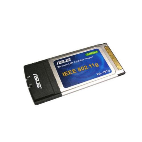 Asus WL-107g IEEE802.11g Wireless Wifi Cardbus Adapter, Computers en Software, Netwerkkaarten, Zo goed als nieuw, Intern, Ophalen of Verzenden