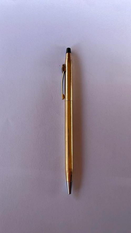 Cross 10kt rolled gold pen, Verzamelen, Pennenverzamelingen, Zo goed als nieuw, Cross, Ophalen of Verzenden