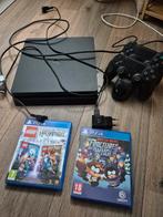 PS4 Slim 500GB + 1 Controller + 2 Games, Spelcomputers en Games, Spelcomputers | Sony PlayStation 4, Ophalen