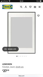 IKEA RIBBA 61x91cm  met passe partout, Huis en Inrichting, Woonaccessoires | Lijsten, Ophalen, Nieuw, 75 cm of meer, 50 tot 75 cm