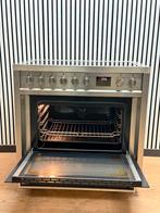 Luxe STEEL Inductie Fornuis met 5 zones RVS/Zwart 90 cm, Witgoed en Apparatuur, Fornello Esperta, Ophalen of Verzenden, Zo goed als nieuw