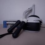 Ps vr ps4/5, alle controllers + 6 games, Spelcomputers en Games, Virtual Reality, Ophalen, Zo goed als nieuw, VR-bril, Sony PlayStation