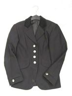 Zwart wedstrijdjasje Global equistrian maat 140., Ophalen, Kinderen, Dressuur, Zo goed als nieuw