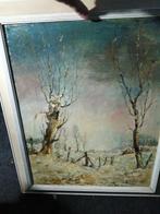 winterlandschap schilderij, Antiek en Kunst, Kunst | Schilderijen | Klassiek, Ophalen