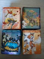 4 lege pokemon blikken, Ophalen of Verzenden, Gebruikt, Overige typen