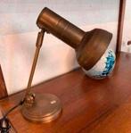 Vintage Lamp Raak Amsterdam Brons messing brass tafellamp, Ophalen of Verzenden