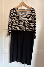 Comma Jurk Zebraprint Maat 42, Kleding | Dames, Jurken, Ophalen, Zwart, Maat 42/44 (L), Zo goed als nieuw