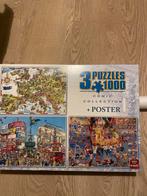 3 Puzzels 1000 Stukjes - Comic Collection, Ophalen, 500 t/m 1500 stukjes, Zo goed als nieuw, Legpuzzel