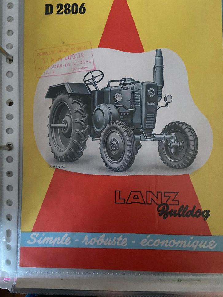 Tractor folders, Boeken, Catalogussen en Folders, Zo goed als nieuw, Folder, Ophalen of Verzenden