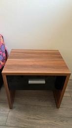 Houten Nachtkastje met Lade, Huis en Inrichting, Slaapkamer | Nachtkastjes, Minder dan 45 cm, Ophalen of Verzenden, Zo goed als nieuw