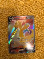 Dragonite V Foil Pokémonkaart, Ophalen of Verzenden, Zo goed als nieuw, Losse kaart, Foil