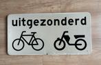 Verkeersbord uitgezonderd fiets en bromfiets, Ophalen of Verzenden